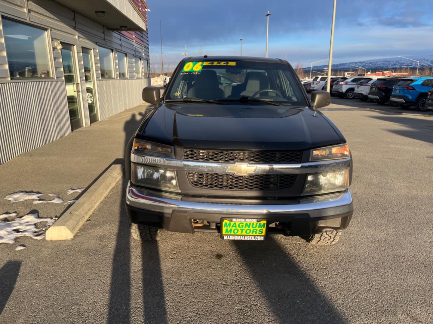 2006 Black /Black Chevrolet Colorado LT1 Crew Cab 4WD (1GCDT136268) with an 3.5L L5 DOHC 20V engine, 4-Speed Automatic Overdrive transmission, located at 1960 Industrial Drive, Wasilla, 99654, (907) 274-2277, 61.573475, -149.400146 - Photo#6